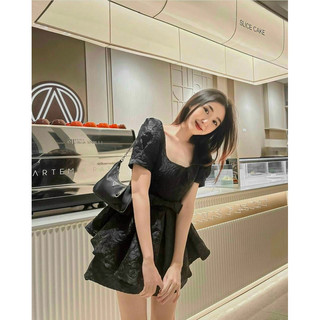 set áo quần set gấm nơ eo Jna Official