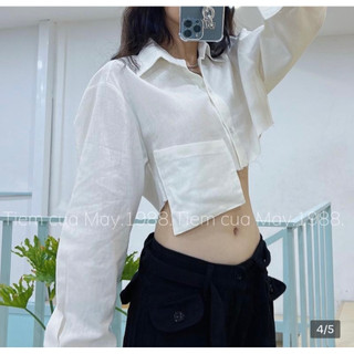 SOWMI CROP LAI CẮT ( TRẮNG)