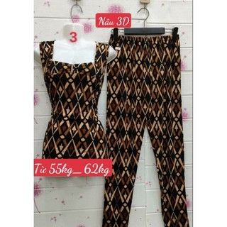 Sét Bộ Thun ATI Lụa [ Số 2.3 Từ 45 kg đến 60 kg ] Đồ Bộ Mặc Nhà
