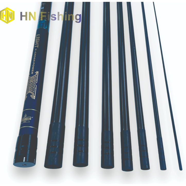 Cần câu tay Chiến Thần 8H, cần câu đơn câu đài chuyên săn hàng tải cá lớn từ 10-15Kg. Tải tĩnh 5Kg. Đồ Câu Hoàng Nam