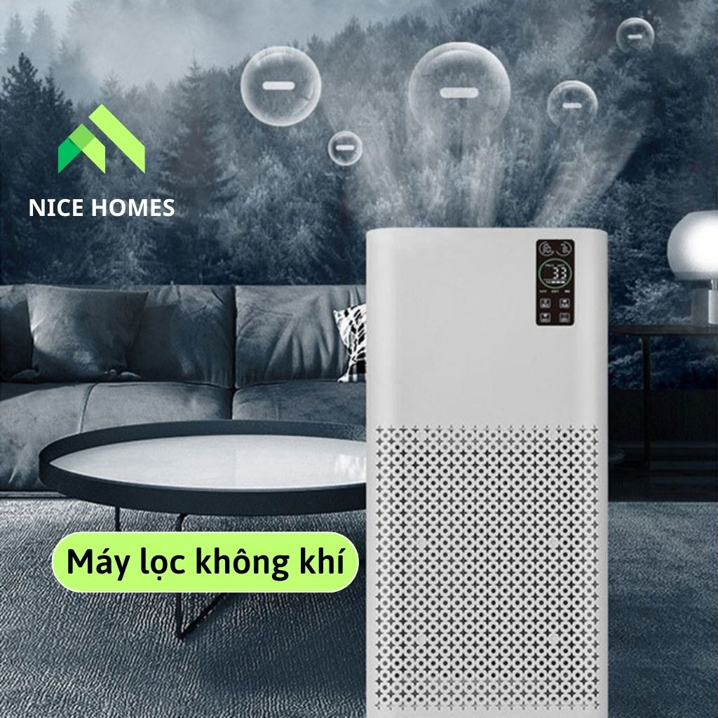 Máy lọc không khí điều khiển bằng app, thiết bị lọc không khí khử khuẩn, khử mùi NPR12