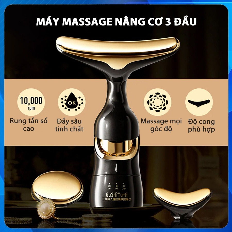 Máy massage GuShiYuTa 3in1 Giảm Nếp Nhăn