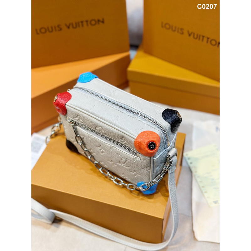 Túi Đeo Chéo Nam Nữ - Túi Eo Vì Cao Cấp Vân Da Dập Nổi Hàng Full Box 2 Lớp