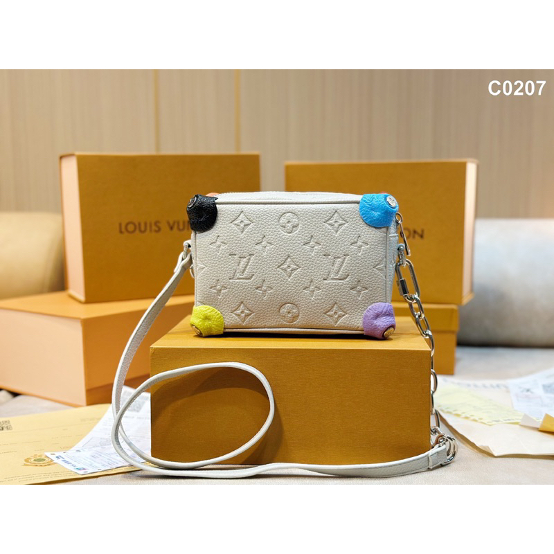 Túi Đeo Chéo Nam Nữ - Túi Eo Vì Cao Cấp Vân Da Dập Nổi Hàng Full Box 2 Lớp