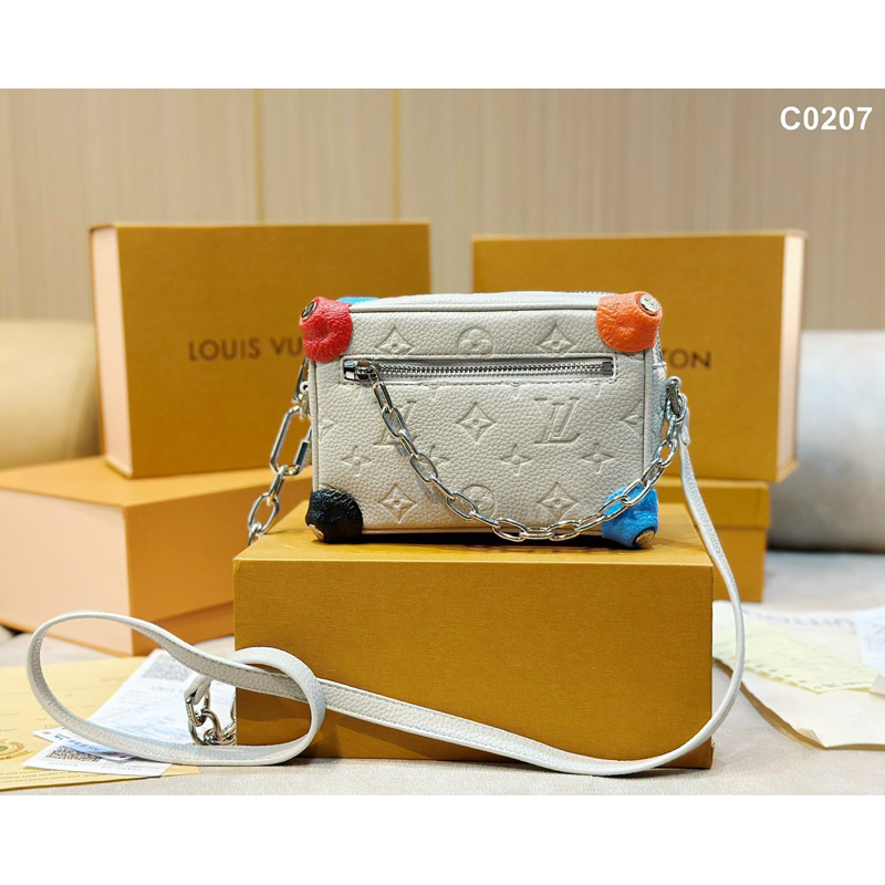 Túi Đeo Chéo Nam Nữ - Túi Eo Vì Cao Cấp Vân Da Dập Nổi Hàng Full Box 2 Lớp