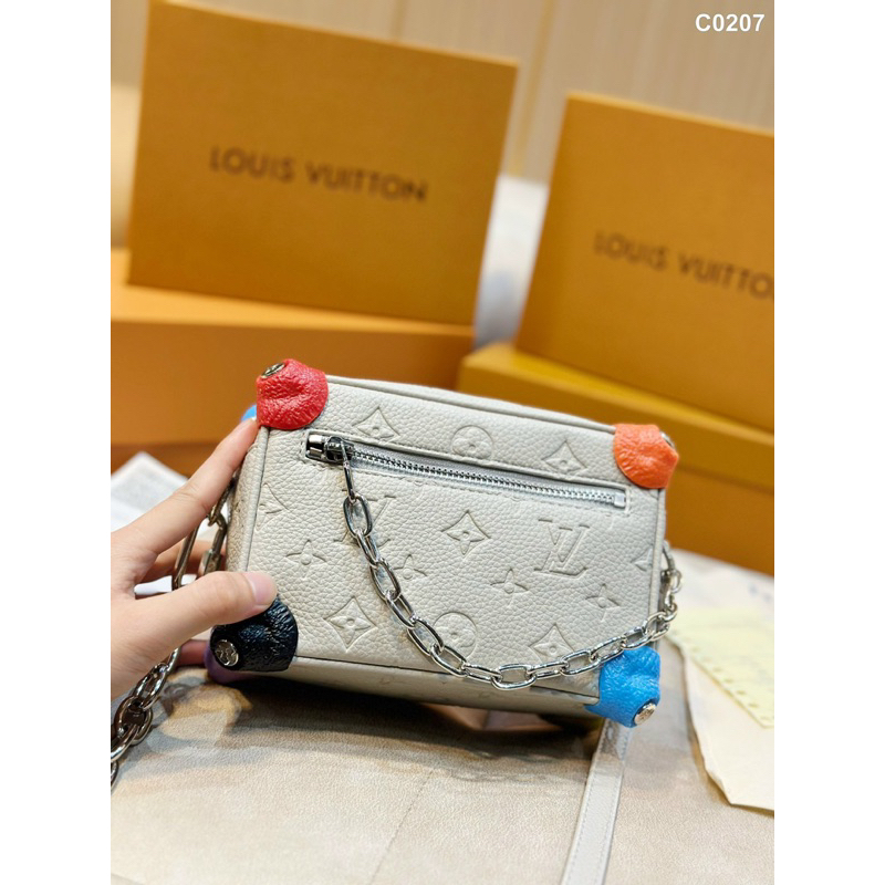 Túi Đeo Chéo Nam Nữ - Túi Eo Vì Cao Cấp Vân Da Dập Nổi Hàng Full Box 2 Lớp