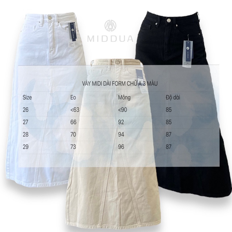 VJ036 Váy Midi dài kaki