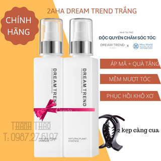 2 chai dưỡng tóc aha trắng dream trend