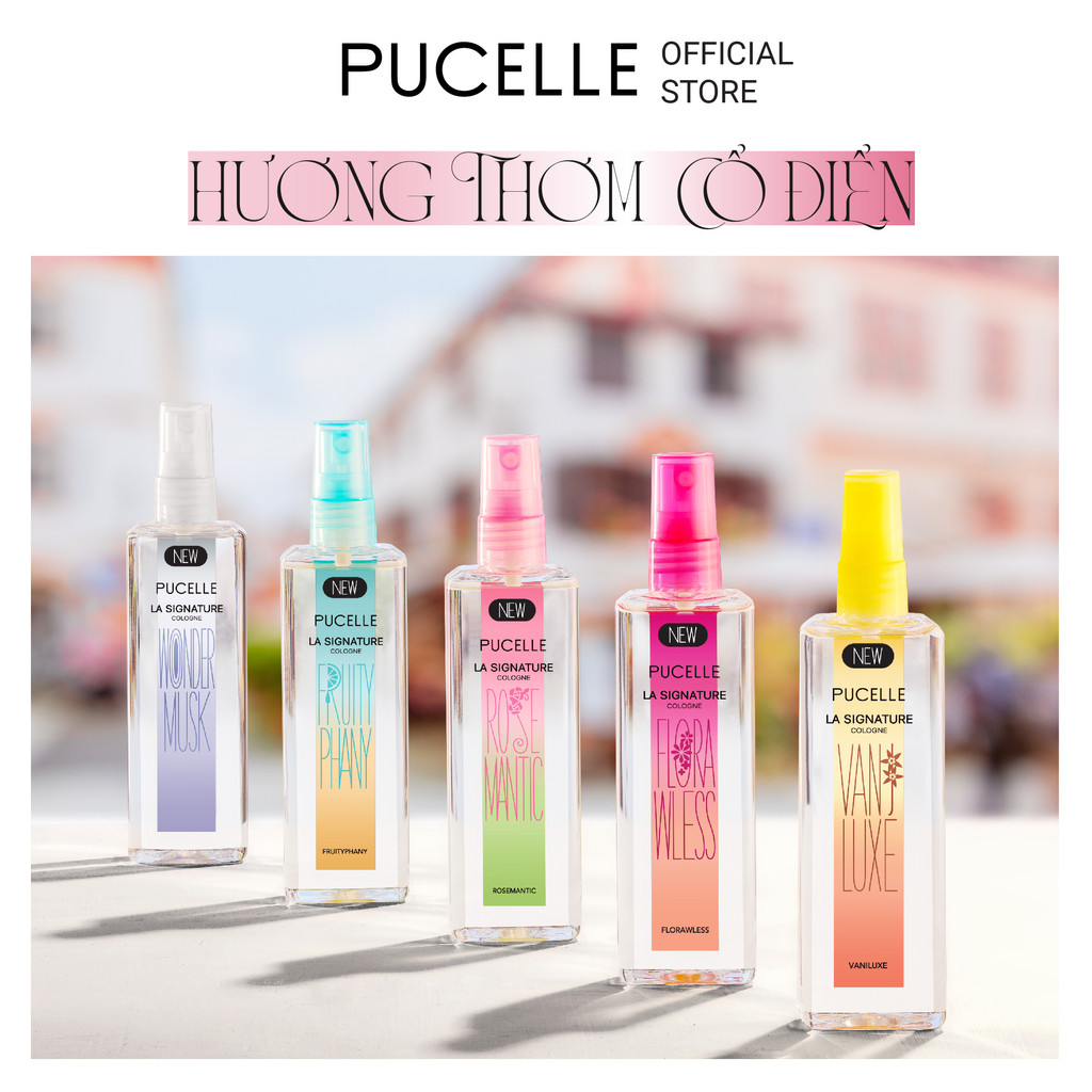 Nước hoa nữ PUCELLE La Signature Cologne Fruityphany 115ml hương Trái Cây