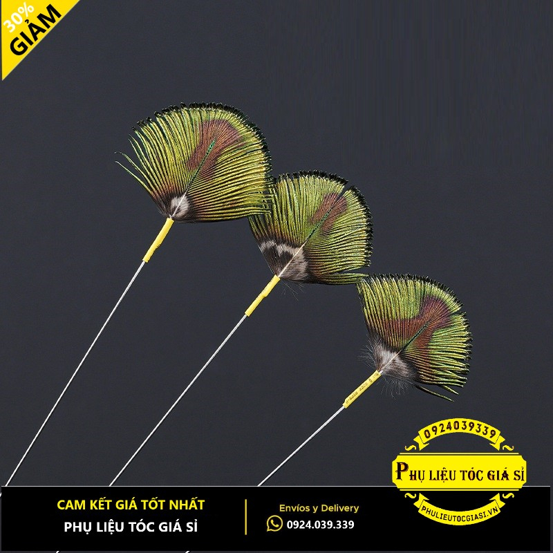 Lông công Size  nhỏ dùng để hỗ trợ ngoáy tai.