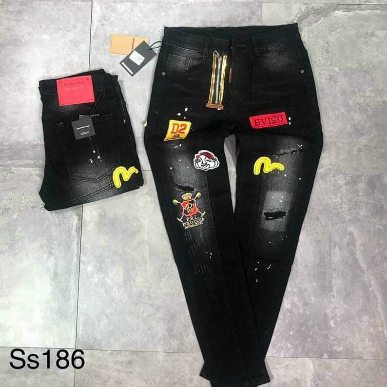 quần bò jean nam dài đen rách vá thỏ đẹp mẫu mới hot,chất jean CO GIÃN giá tốt KAYSTORE | BigBuy360 - bigbuy360.vn