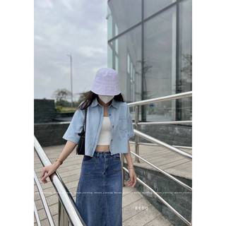 SƠMI DENIM CROPTOP