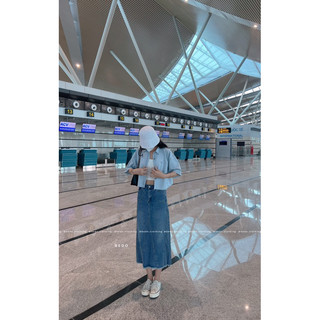 SƠMI DENIM CROPTOP
