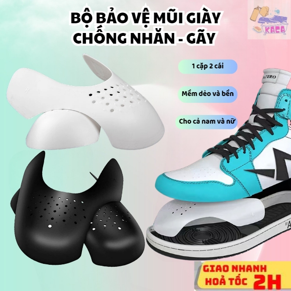 BỘ BẢO VỆ MŨI GIÀY chống nứt da, gãy xẹp và giữ dáng căng phồng SNEAKER SHIELD nhựa mềm siêu bền