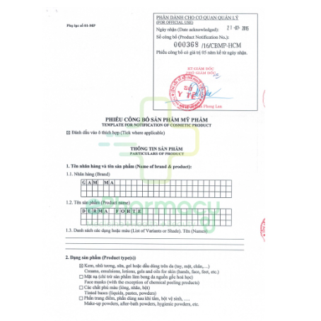 Derma Forte giảm mụn - Gel giảm mụn, giảm thâm Derma Forte