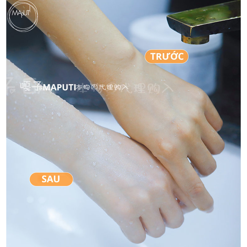 Kem Ủ Trắng Da và Tẩy Tế Bào Chết Toàn Thân Maputi Cushion Scrub Made in Japan 150g