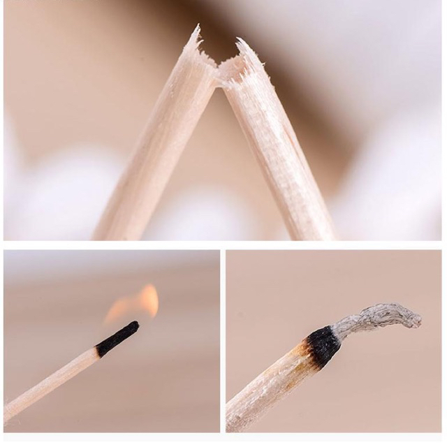 HOT Tăm bông ngoáy tai 100 que thân gỗ tăm bông ráy tai nặn mụn