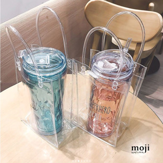 Túi Trong Suốt Đựng Bình Nước Quai Xách Sang Xịn