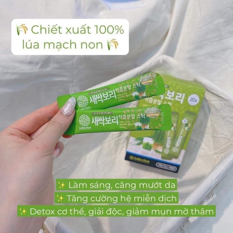 BỘT MẦM LÚA MẠCH NON GOLDEN HERB