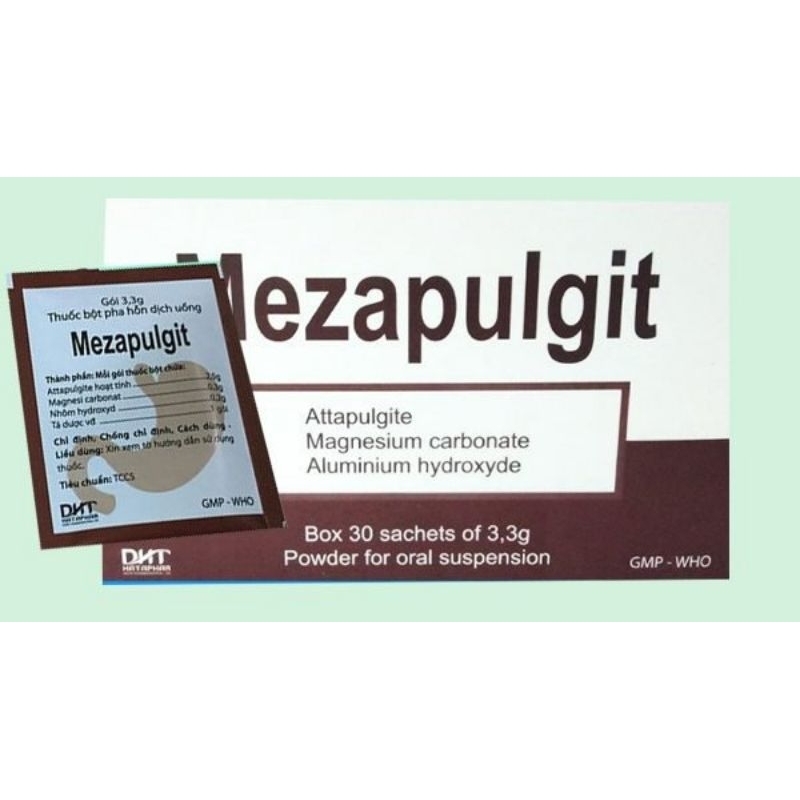 ✓ MEZAPULGIT - giảm đau và khó chịu ở dạ dày, tá tràng