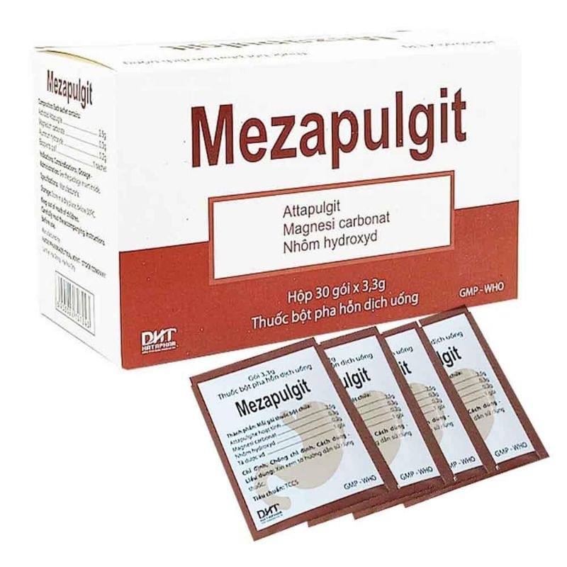 ✓ MEZAPULGIT - giảm đau và khó chịu ở dạ dày, tá tràng