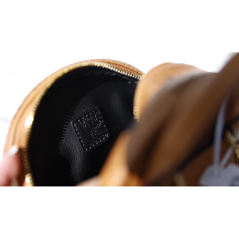 Balo nữ hàng nét căng EmCM fullbox nguyên seal bill da đanh dày đẹp xinh W20