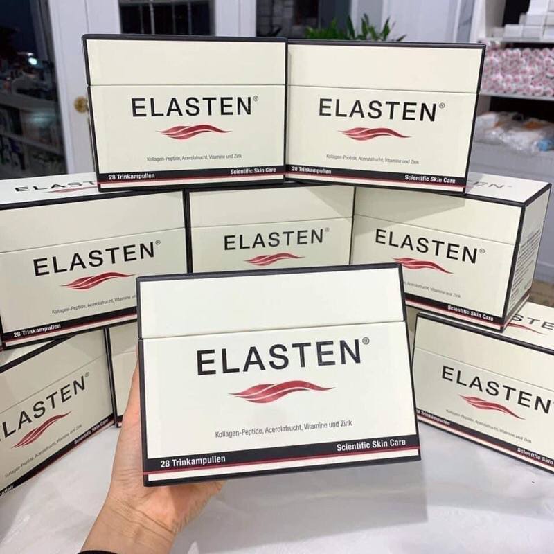 Collagen Elasten Giúp Da Căng Mịn, Tóc Chắc Khỏe - Collagen Số 1 Tại Đức 28 ống x 25ml