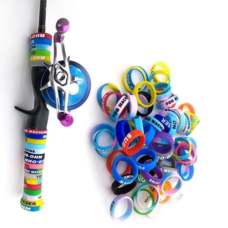 Vòng Cao Su Silicon chống trơn trượt. Vòng cao su dùng cho cần câu cá, Ná Cao Su - HN Fishing