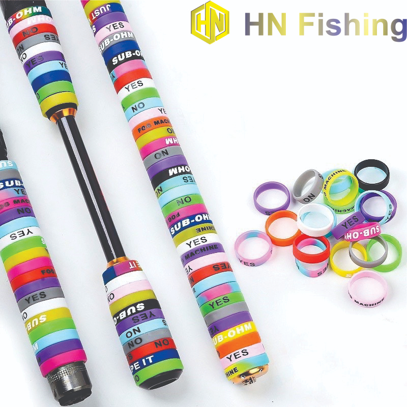 Vòng Cao Su Silicon chống trơn trượt. Vòng cao su dùng cho cần câu cá, Ná Cao Su - HN Fishing