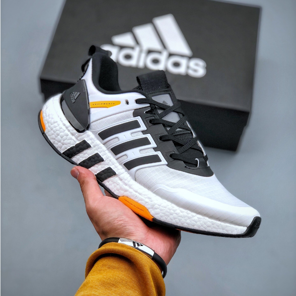Giày thể thao EQT Equipment Plus Orange White Black - Bản Cao Cấp Boost Nén