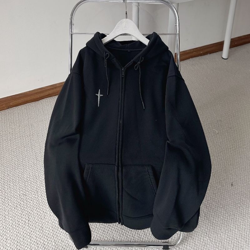 ÁO HOODIE ZIP BALL 2 MÀU ẢNH THẬT