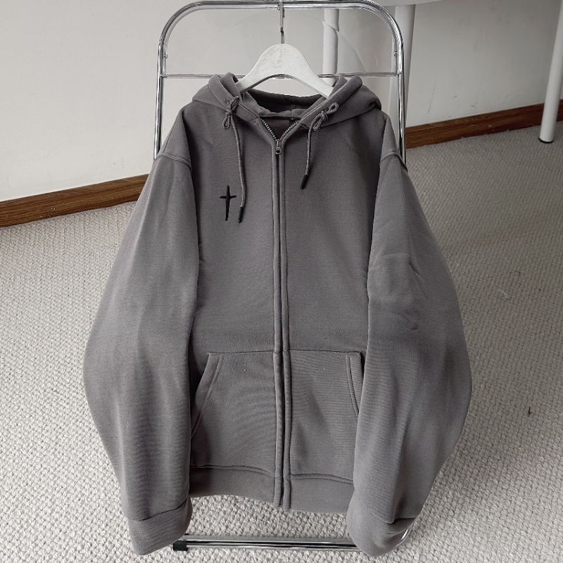 ÁO HOODIE ZIP BALL 2 MÀU ẢNH THẬT