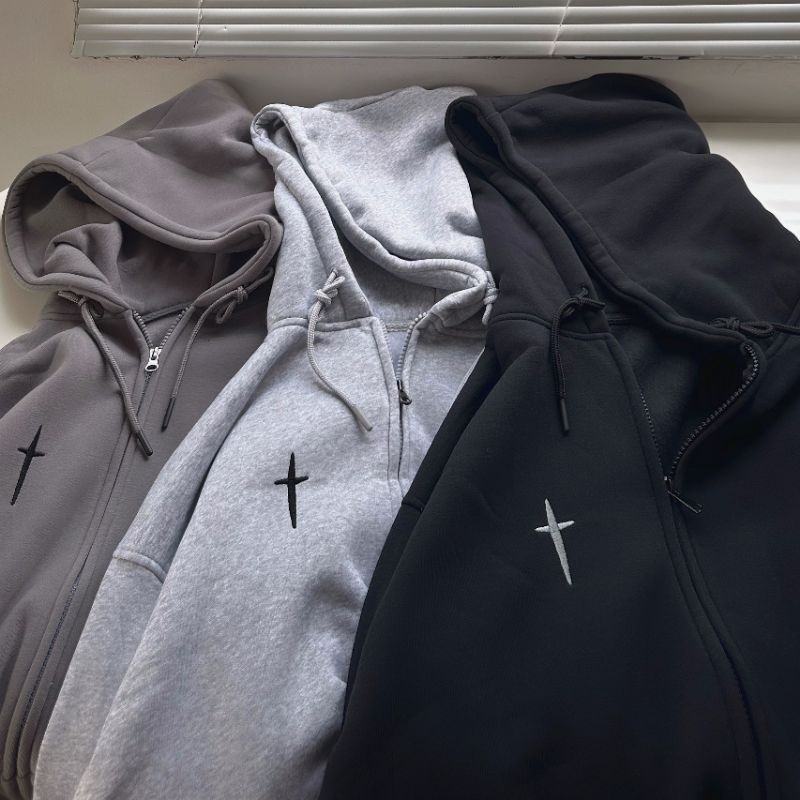 ÁO HOODIE ZIP BALL 2 MÀU ẢNH THẬT