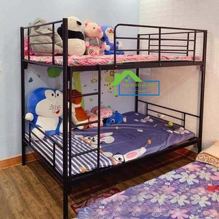 Giường sắt 2 tầng cao cấp 1m x 2m