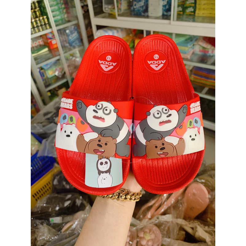 Dép gấu quai ngang Adda thái lan cho bé
