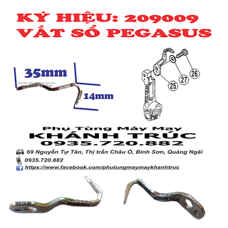 Bảo hiểm móc dưới máy vắt sổ PEGASUS máy may công nghiệp