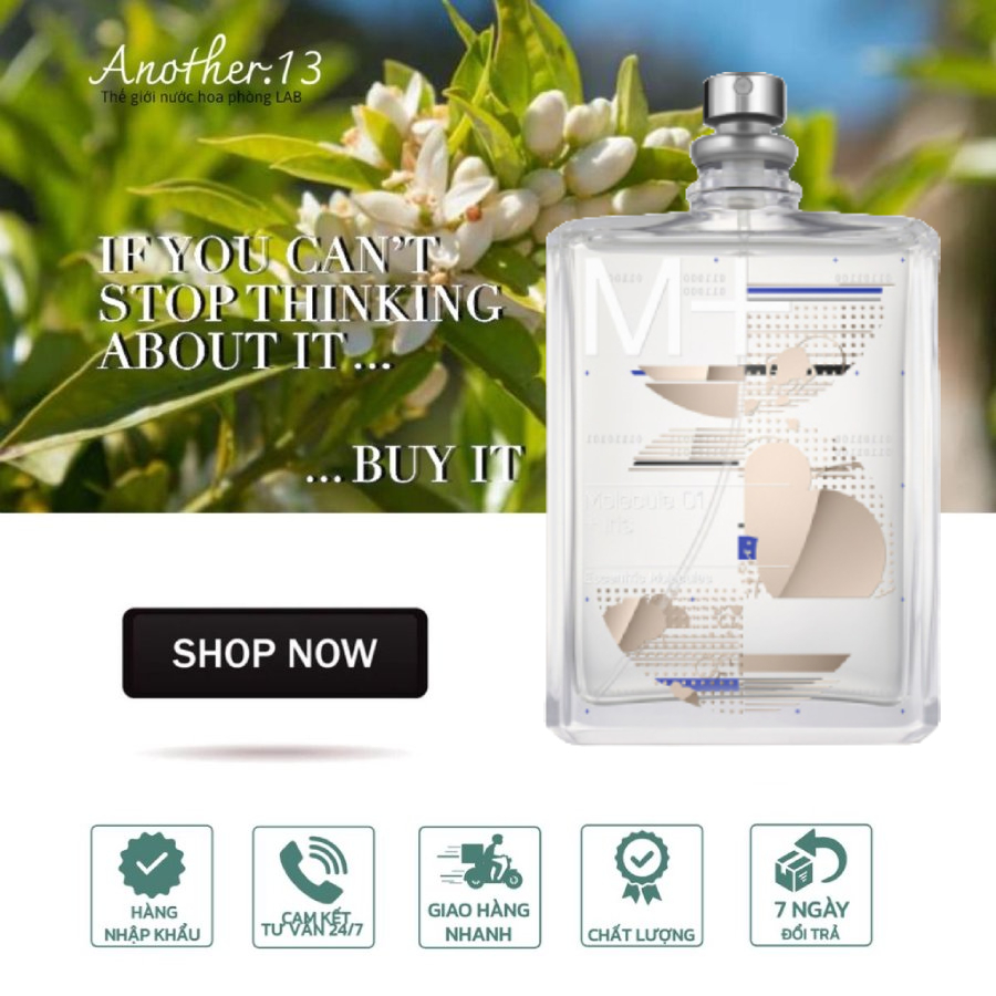 ⁂︎ 10ml┊Nước hoa ESCENTRIC MOLECULES M+ MOLECULE 01 + IRIS / EDP