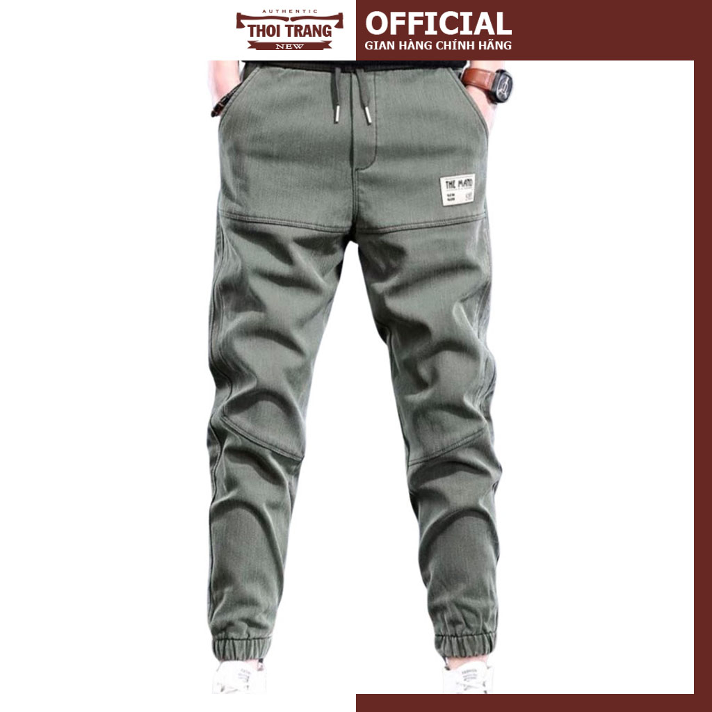 Quần Jogger Nam Ống Bo Chun Kiểu Dáng Hàn Trẻ Trung, Chất Kaki Co Giãn 4 Chiều Cao Cấp, Đường May Tinh Tế, Tỉ Mỉ