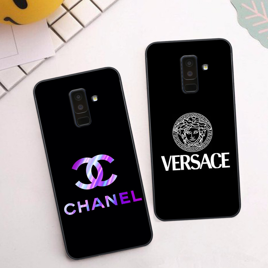 Ốp Samsung J8 in logo các thương hiệu nổi tiếng siêu sang, siêu cá tính
