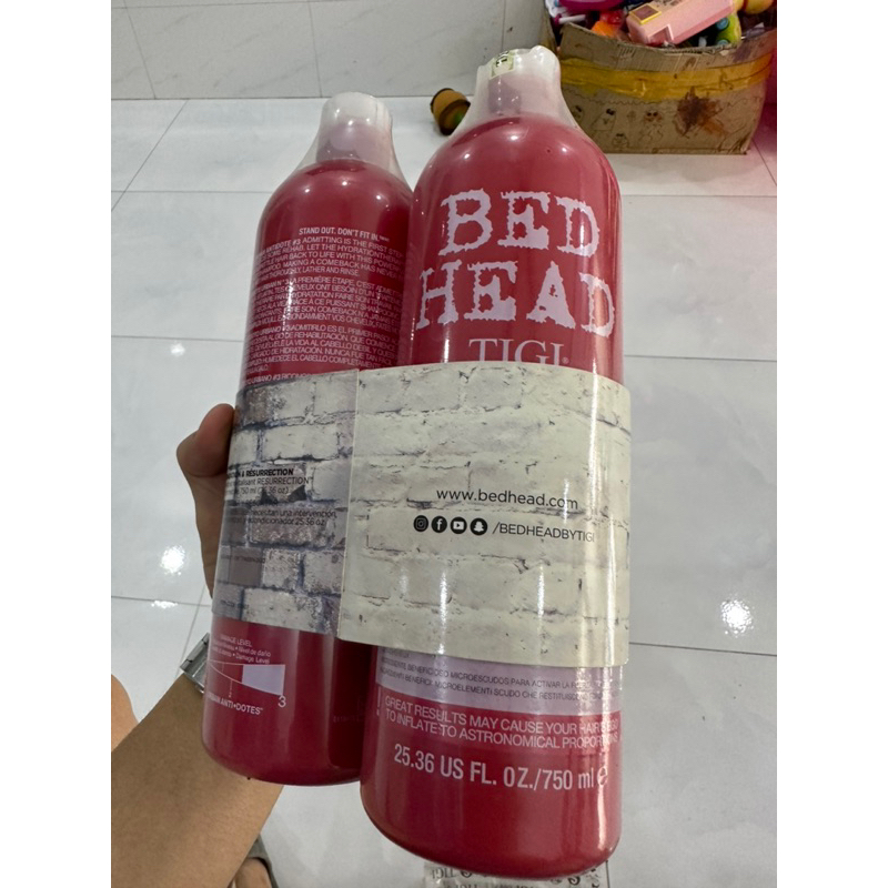 Thanh lý cặp gội tigi đỏ