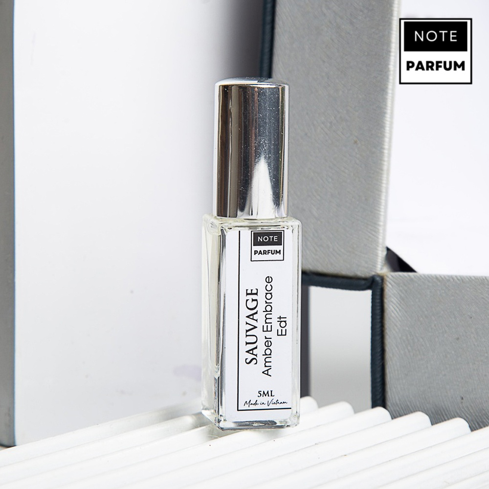 Nước hoa Sauvage - Amber Embrace 5ml thanh lịch, ấm áp, thu hút thương hiệu Note parfum