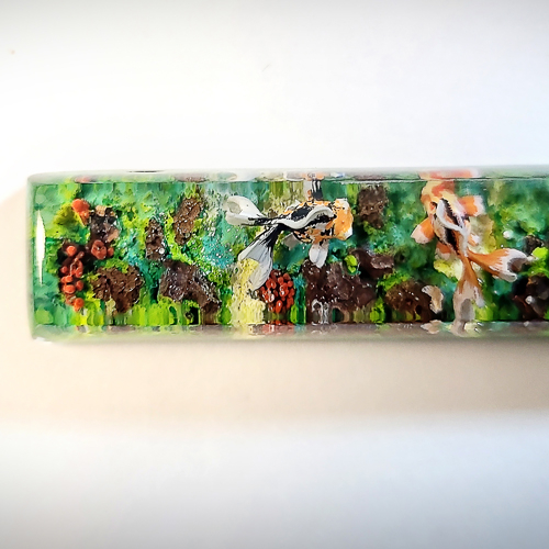 Spacebar keycap , nút phím cơ Space cá vàng , Artisan keycap