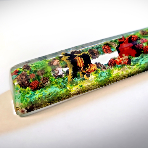 Spacebar keycap , nút phím cơ Space cá vàng , Artisan keycap