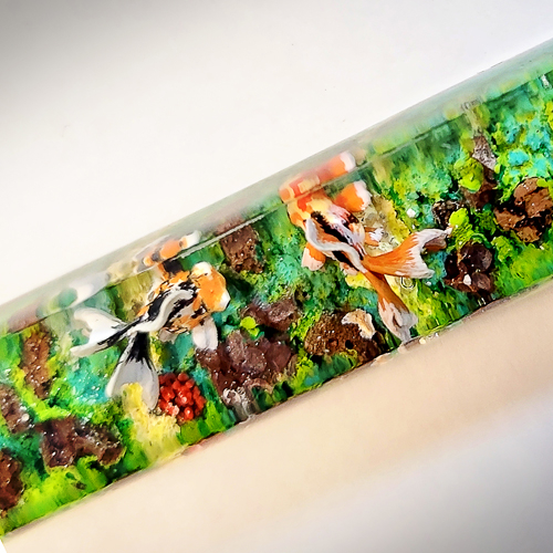 Spacebar keycap , nút phím cơ Space cá vàng , Artisan keycap