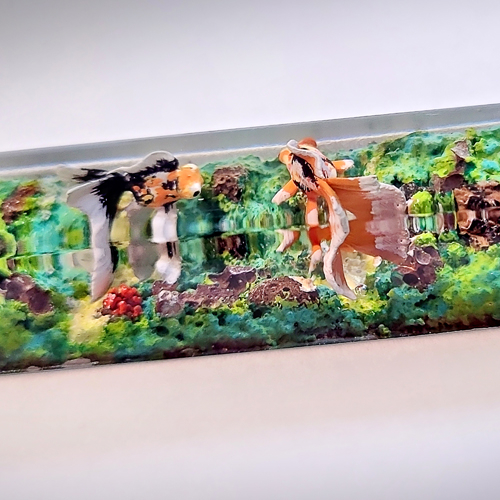 Spacebar keycap , nút phím cơ Space cá vàng , Artisan keycap