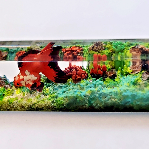 Spacebar keycap , nút phím cơ Space cá vàng , Artisan keycap