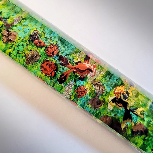 Spacebar keycap , nút phím cơ Space cá vàng , Artisan keycap