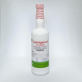 Calcigenol vitamine chai 360ml , canxi sữa vị dễ uống.