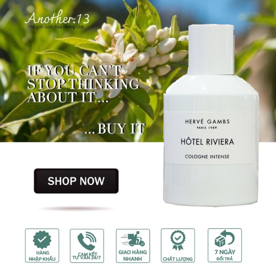 ⁂︎ 10ml┊ Nước hoa Herve Gambs Hotel Riviera / EDP
