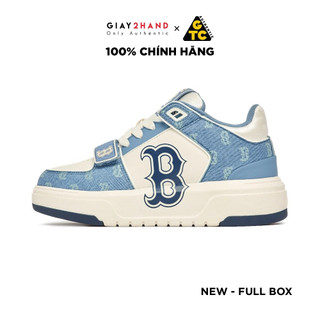Mlb chunky liner mid denim boston 3asxcdn3n-43bld - giày mới chính hãng 100%